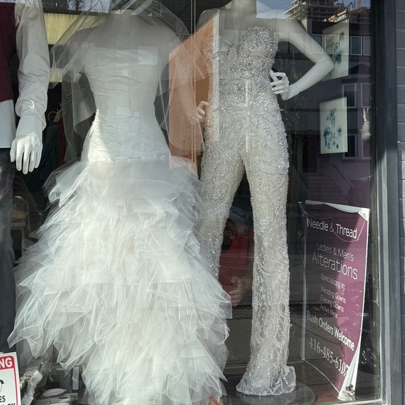 Albina Dyla bridal jumpsuit - Picture 2 of 3